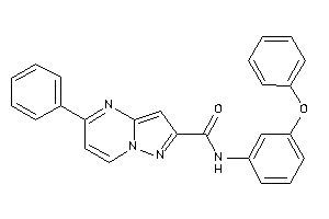 N-(3-phenoxyphenyl)-5-phenyl-pyrazolo[1,5-a]pyrimidine-2-carboxamide