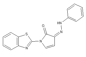 1-(1,3-benzothiazol-2-yl)-3-(phenylhydrazono)-2-pyrrolin-2-one