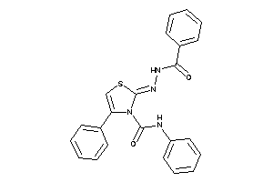 2-(benzoylhydrazono)-N,4-diphenyl-4-thiazoline-3-carboxamide