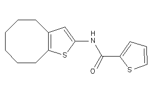 N-(4,5,6,7,8,9-hexahydrocycloocta[b]thiophen-2-yl)thiophene-2-carboxamide