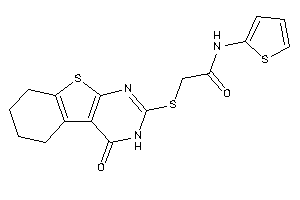 2-[(4-keto-5,6,7,8-tetrahydro-3H-benzothiopheno[2,3-d]pyrimidin-2-yl)thio]-N-(2-thienyl)acetamide