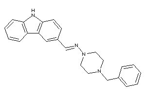 (4-benzylpiperazino)-(9H-carbazol-3-ylmethylene)amine