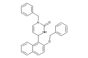 6-(2-benzoxy-1-naphthyl)-3-benzyl-1,6-dihydropyrimidin-2-one