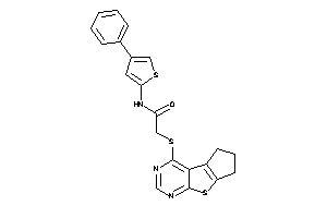 N-(4-phenyl-2-thienyl)-2-(BLAHylthio)acetamide