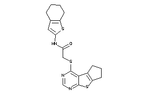 N-(4,5,6,7-tetrahydrobenzothiophen-2-yl)-2-(BLAHylthio)acetamide