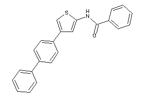 N-[4-(4-phenylphenyl)-2-thienyl]benzamide