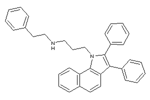 Image of 3-(2,3-diphenylbenzo[g]indol-1-yl)propyl-phenethyl-amine