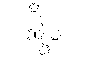 2,3-diphenyl-1-(3-pyrazol-1-ylpropyl)indole