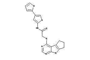 N-[4-(2-furyl)-2-thienyl]-2-(BLAHylthio)acetamide