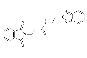 Image of N-(2-imidazo[1,2-a]pyridin-2-ylethyl)-3-phthalimido-propionamide