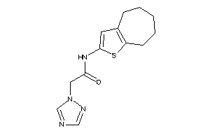 N-(5,6,7,8-tetrahydro-4H-cyclohepta[b]thiophen-2-yl)-2-(1,2,4-triazol-1-yl)acetamide