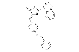 4-(4-benzoxybenzylidene)-2-(1-naphthyl)-2-oxazolin-5-one