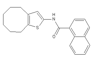 N-(4,5,6,7,8,9-hexahydrocycloocta[b]thiophen-2-yl)-1-naphthamide