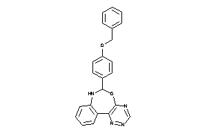 6-(4-benzoxyphenyl)-6,7-dihydro-[1,2,4]triazino[5,6-d][3,1]benzoxazepine