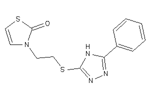 3-[2-[(5-phenyl-4H-1,2,4-triazol-3-yl)thio]ethyl]-4-thiazolin-2-one