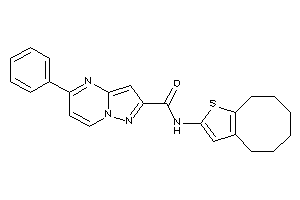 N-(4,5,6,7,8,9-hexahydrocycloocta[b]thiophen-2-yl)-5-phenyl-pyrazolo[1,5-a]pyrimidine-2-carboxamide