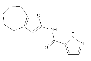 N-(5,6,7,8-tetrahydro-4H-cyclohepta[b]thiophen-2-yl)-1H-pyrazole-5-carboxamide