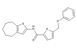 5-(phenoxymethyl)-N-(5,6,7,8-tetrahydro-4H-cyclohepta[b]thiophen-2-yl)-2-furamide