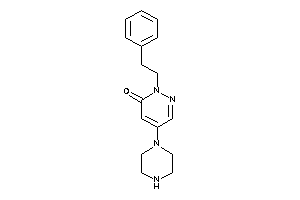 2-phenethyl-5-piperazino-pyridazin-3-one