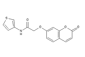 2-(2-ketochromen-7-yl)oxy-N-(3-thienyl)acetamide