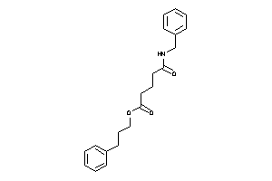 5-(benzylamino)-5-keto-valeric Acid 3-phenylpropyl Ester