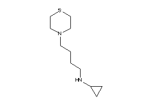 Cyclopropyl(4-thiomorpholinobutyl)amine