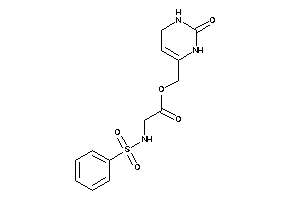 Image of 2-(benzenesulfonamido)acetic Acid (2-keto-3,4-dihydro-1H-pyrimidin-6-yl)methyl Ester