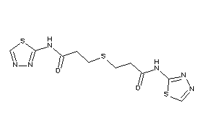 Image of 3-[[3-keto-3-(1,3,4-thiadiazol-2-ylamino)propyl]thio]-N-(1,3,4-thiadiazol-2-yl)propionamide