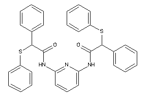 2-phenyl-N-[6-[[2-phenyl-2-(phenylthio)acetyl]amino]-2-pyridyl]-2-(phenylthio)acetamide