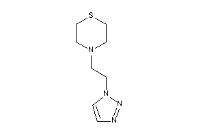 Image of 4-[2-(triazol-1-yl)ethyl]thiomorpholine