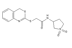 2-(4H-3,1-benzothiazin-2-ylthio)-N-(1,1-diketothiolan-3-yl)acetamide