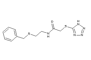 N-[2-(benzylthio)ethyl]-2-(1H-tetrazol-5-ylthio)acetamide