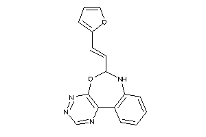 6-[2-(2-furyl)vinyl]-6,7-dihydro-[1,2,4]triazino[6,5-d][3,1]benzoxazepine