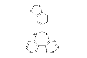 6-(1,3-benzodioxol-5-yl)-6,7-dihydro-[1,2,4]triazino[6,5-d][3,1]benzoxazepine