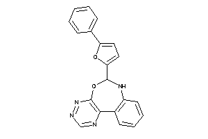 6-(5-phenyl-2-furyl)-6,7-dihydro-[1,2,4]triazino[6,5-d][3,1]benzoxazepine