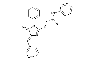 2-[(4-benzal-5-keto-1-phenyl-2-imidazolin-2-yl)thio]-N-phenyl-acetamide