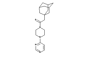 2-(1-adamantyl)-1-[4-(4-pyrimidyl)piperazino]ethanone