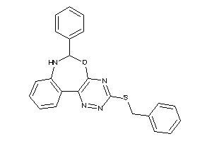 3-(benzylthio)-6-phenyl-6,7-dihydro-[1,2,4]triazino[5,6-d][3,1]benzoxazepine