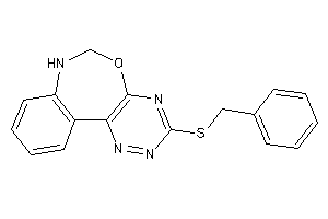 3-(benzylthio)-6,7-dihydro-[1,2,4]triazino[5,6-d][3,1]benzoxazepine