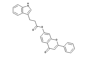 Image of 3-(1H-indol-3-yl)propionic Acid (4-keto-2-phenyl-chromen-7-yl) Ester