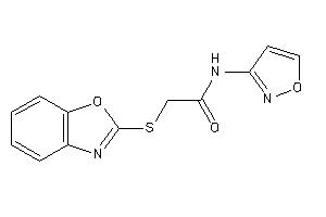 2-(1,3-benzoxazol-2-ylthio)-N-isoxazol-3-yl-acetamide