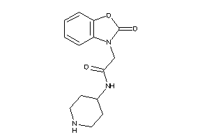 2-(2-keto-1,3-benzoxazol-3-yl)-N-(4-piperidyl)acetamide