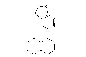 1-(1,3-benzodioxol-5-yl)-1,2,3,4,4a,5,6,7,8,8a-decahydroisoquinoline