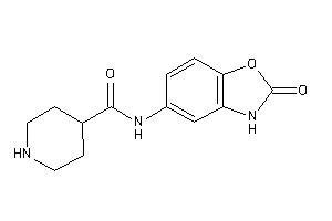 N-(2-keto-3H-1,3-benzoxazol-5-yl)isonipecotamide