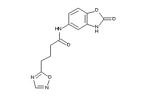 N-(2-keto-3H-1,3-benzoxazol-5-yl)-4-(1,2,4-oxadiazol-5-yl)butyramide