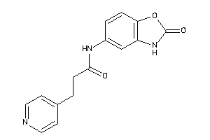 N-(2-keto-3H-1,3-benzoxazol-5-yl)-3-(4-pyridyl)propionamide