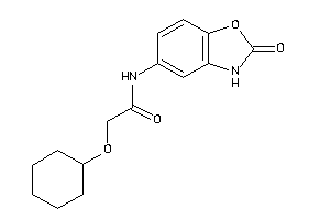 2-(cyclohexoxy)-N-(2-keto-3H-1,3-benzoxazol-5-yl)acetamide