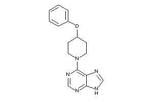 6-(4-phenoxypiperidino)-9H-purine