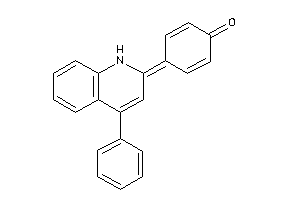 4-(4-phenyl-1H-quinolin-2-ylidene)cyclohexa-2,5-dien-1-one
