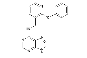 (2-phenoxy-3-pyridyl)methyl-(9H-purin-6-yl)amine